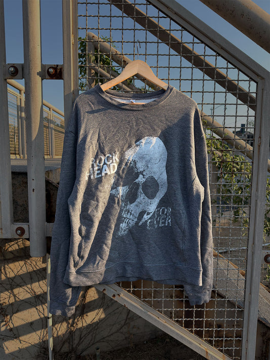 Dark Grey Heather Crewneck | Rockhead Forever