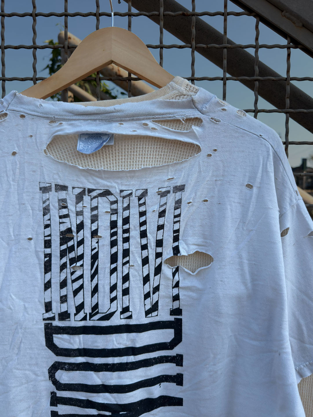 Thrashed Late 80's FOTL Tee (w/ Thermal) | Indivi[D]uality