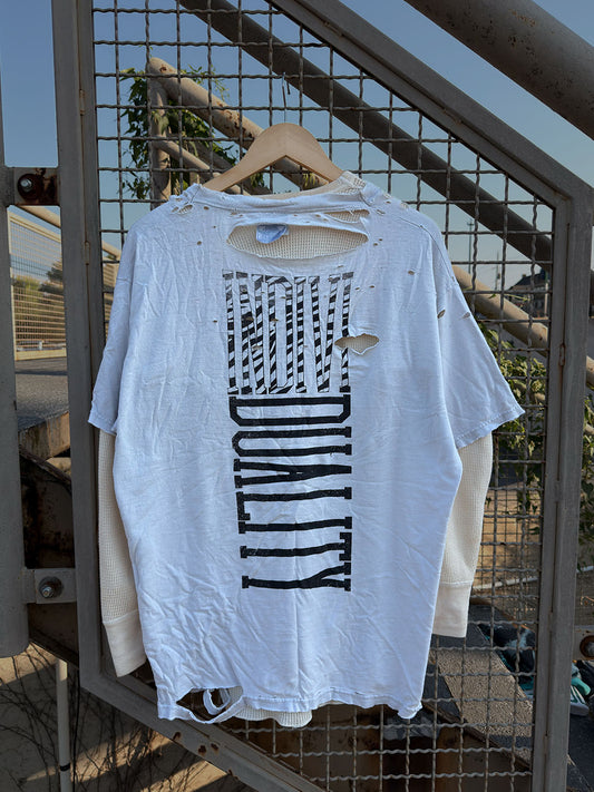 Thrashed Late 80's FOTL Tee (w/ Thermal) | Indivi[D]uality