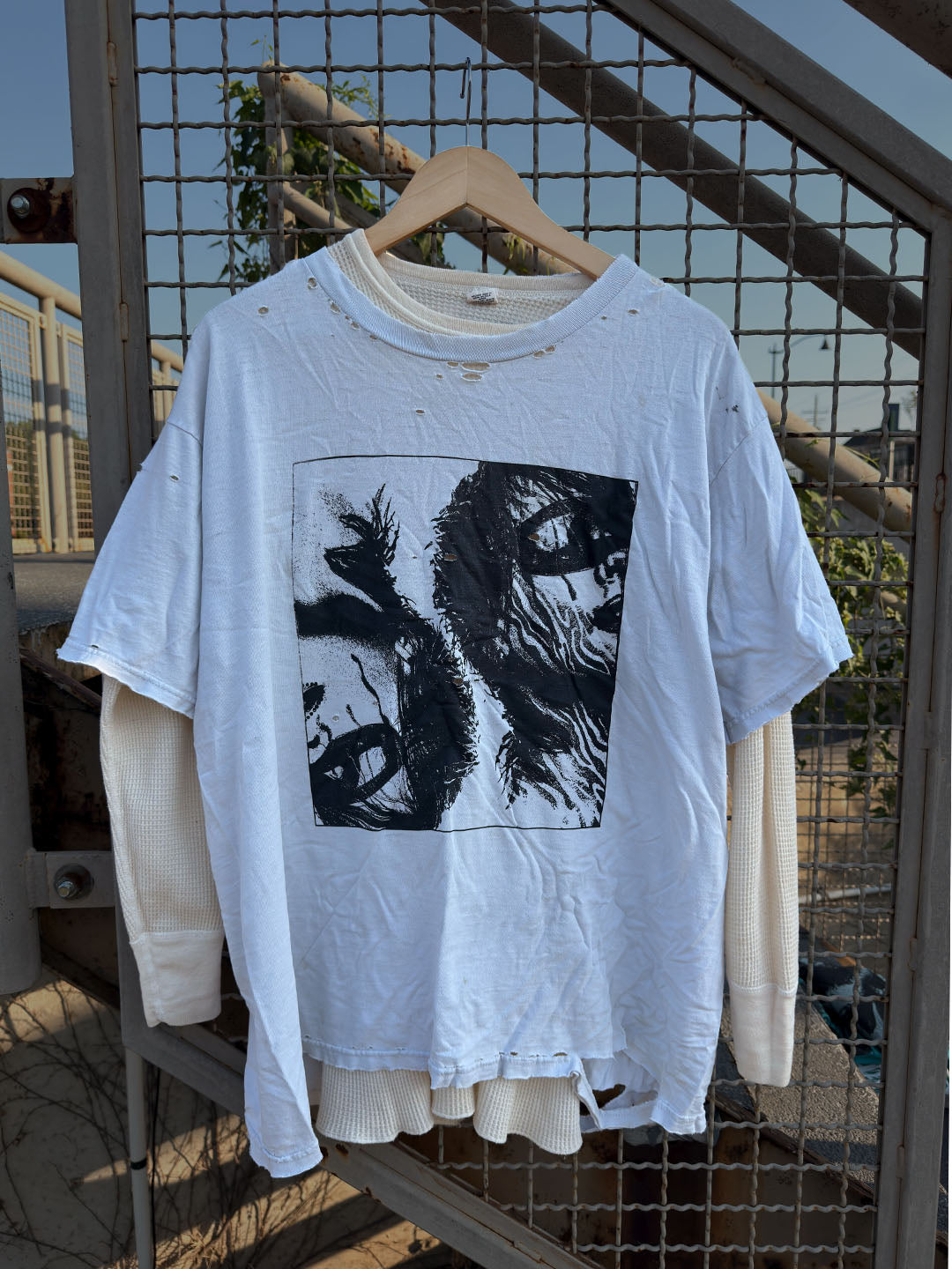 Thrashed Late 80's FOTL Tee (w/ Thermal) | Indivi[D]uality